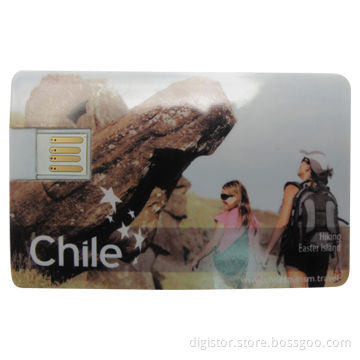 Business Card USB 2.0 Flash Drives, Can be Put in Wallet, Full Printing/1-16GB/Used as Promotional G